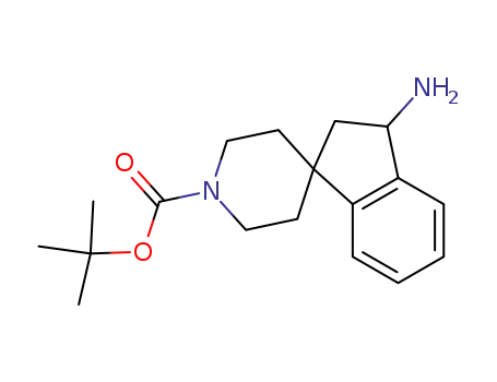 Molecular Structure of 185527-11-1 (3-AMINO-4'-N-BOC-SPIRO-INDANE-PIPERIDINE)