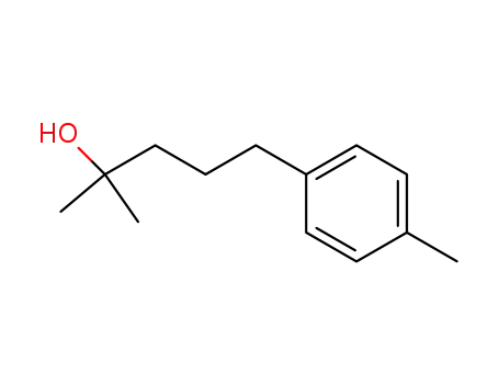 Molecular Structure of 22184-00-5 (2-(methyl-5-(4-methylphenyl))-2-pentanol)