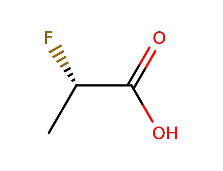Molecular Structure of 57965-29-4 ((S)-2-Fluoropropionic acid)