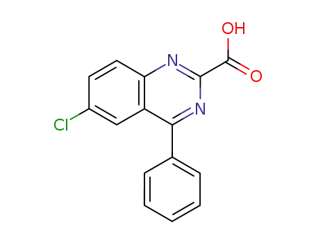 Molecular Structure of 5958-08-7 (6-chloro -4-phenyl quinazoline-2-carboxylic acid)