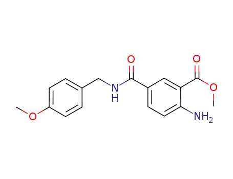 Benzoic acid, 2-amino-5-[[[(4-methoxyphenyl)methyl]amino]carbonyl]-,
methyl ester