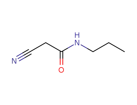 Molecular Structure of 52493-35-3 (2-CYANO-N-PROPYLACETAMIDE)