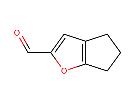 Molecular Structure of 623565-27-5 (4H-Cyclopenta[b]furan-2-carboxaldehyde, 5,6-dihydro-)