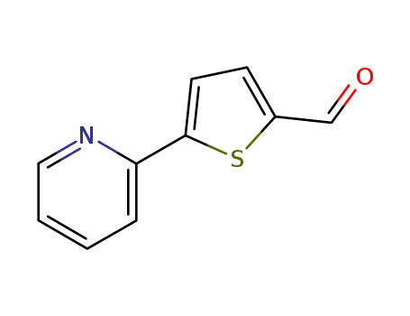Molecular Structure of 132706-12-8 (5-PYRIDIN-2-YLTHIOPHENE-2-CARBALDEHYDE)