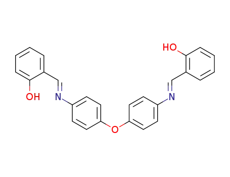 Molecular Structure of 7107-96-2 (4,4’-bis(2-hydroxybenzylideneamino)diphenyl ether)