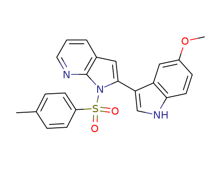2-(5-Methoxy-1H-indol-3-yl)-1-tosyl-1H-pyrrolo[2,3-b]pyridine