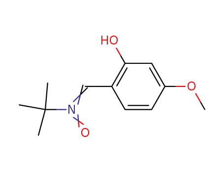 Molecular Structure of 255052-05-2 (α-(2-hydroxy-4-methoxyphenyl)-N-tert-butylnitrone)