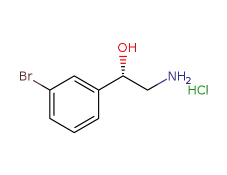 Molecular Structure of 14615-28-2 (2-AMINO-1-(3-BROMOPHENYL)ETHANOL HYDROCHLORIDE)