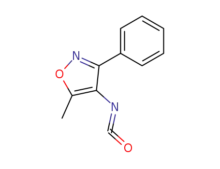Molecular Structure of 268748-84-1 (5-METHYL-3-PHENYL-4-ISOXAZOLYL ISOCYANATE)