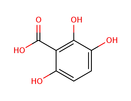 Molecular Structure of 16534-78-4 (2,3,6-trihydroxybenzoic acid)