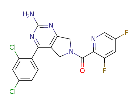 4-(2,4-dichlorophenyl)-6-[(3,5-difluoropyridin-2-yl)carbonyl]-6,7-dihydro-5H-pyrrolo[3,4-d]pyrimidin-2-amine