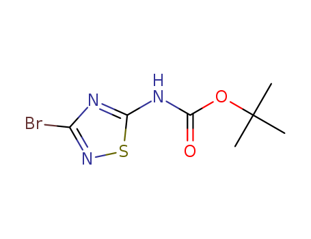 Carbamic acid, N-(3-bromo-1,2,4-thiadiazol-5-yl)-, 1,1-dimethylethyl ester(1101173-94-7)