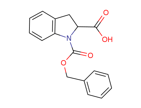 1-[(Benzyloxy)carbonyl]-2-indolinecarboxylic acid, 90%+