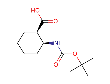 Molecular Structure of 352356-38-8 ((1R,2S)-BOC-2-AMINOCYCLOHEXANE CARBOXYLIC ACID)