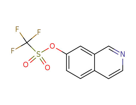 Molecular Structure of 135361-30-7 (ISOQUINOLIN-7-YL TRIFLUOROMETHANESULFONATE)