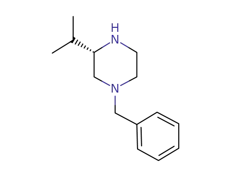 Molecular Structure of 324748-62-1 (1-Benzyl-3(R)isopropylpiperazine)