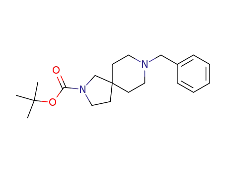 Molecular Structure of 336191-16-3 (tert-Butyl 8-benzyl-2,8-diazaspiro[4.5]decane-2-carboxylate)