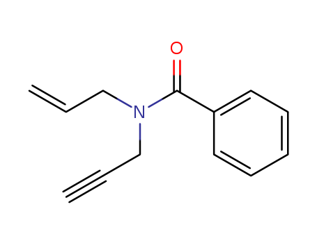 Molecular Structure of 119548-48-0 (Benzamide, N-2-propenyl-N-2-propynyl-)