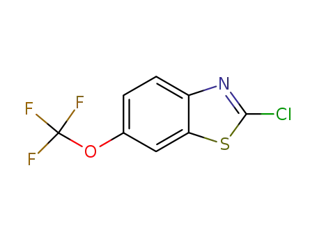 Molecular Structure of 133840-96-7 (2-Chloro-6-(trifluoromethoxy)-benzothiazole)