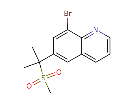 8-bromo-6-[1-methyl-1-(methylsulfonyl)ethyl]Quinoline