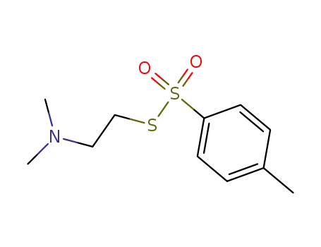 Molecular Structure of 139131-28-5 (S-[2-(dimethylamino)ethyl] 4-methylbenzenesulfonothioate)