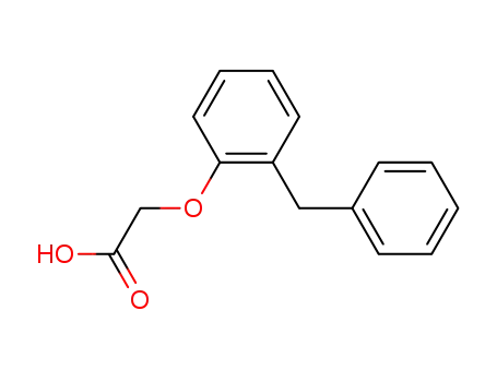 Molecular Structure of 25141-45-1 ((2-BENZYL-PHENOXY)-ACETIC ACID)