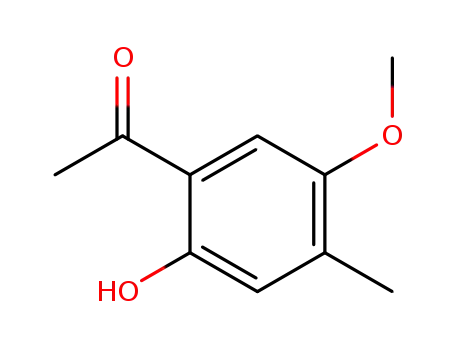Molecular Structure of 4223-84-1 (1-(2-HYDROXY-5-METHOXY-4-METHYL-PHENYL)-ETHANONE)