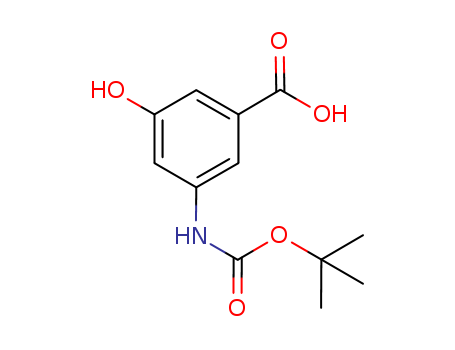 Benzoic acid,3-[[(1,1-dimethylethoxy)carbonyl]amino]-5-hydroxy-
