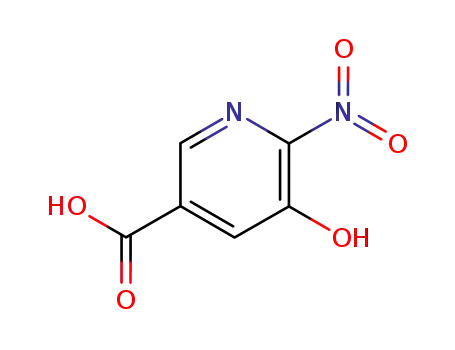Molecular Structure of 59288-43-6 (5-Hydroxy-6-nitropyridine-3-carboxylic acid)