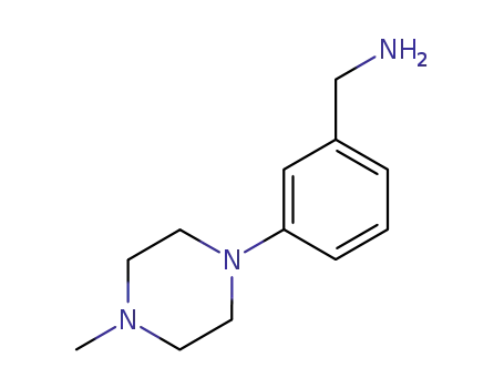 Molecular Structure of 672325-37-0 (1-[3-(4-Methylpiperazin-1-yl)phenyl]methanamine)