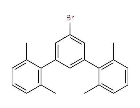 Molecular Structure of 135989-99-0 (1,1':3',1''-Terphenyl, 5'-bromo-2,2'',6,6''-tetramethyl-)