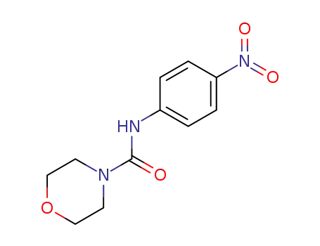 Molecular Structure of 36894-28-7 (N-(4-nitrophenyl)morpholine-4-carboxamide)