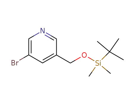 Molecular Structure of 152351-91-2 (PYRIDINE, 3-BROMO-5-[[[(1,1-DIMETHYLETHYL)DIMETHYLSILYL]OXY]METHYL]-)
