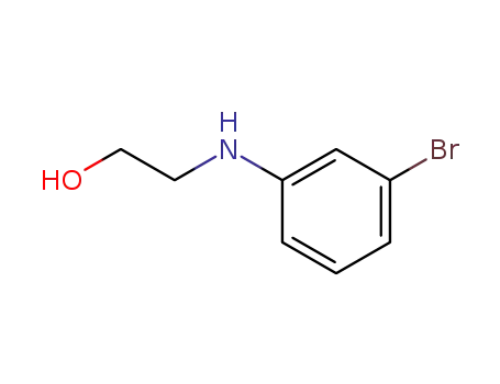 Molecular Structure of 121496-16-0 (Ethanol, 2-[(3-bromophenyl)amino]-)