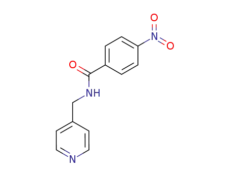 Molecular Structure of 80819-02-9 (Benzamide, 4-nitro-N-(4-pyridinylmethyl)-)