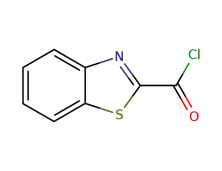 Molecular Structure of 67748-61-2 (1,3-BENZOTHIAZOLE-2-CARBONYL CHLORIDE)