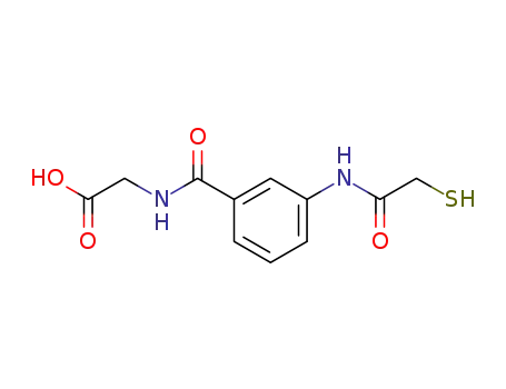 Molecular Structure of 67852-72-6 (N-<3-<(mercaptocetyl)amino>benzoyl>glycine)