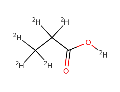 Molecular Structure of 19448-61-4 (PROPIONIC ACID-D6)