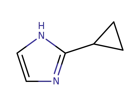 Molecular Structure of 89532-38-7 (2-Cyclopropyl-1H-imidazole)