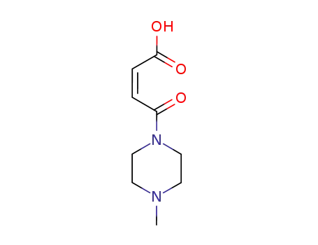 Molecular Structure of 42574-70-9 (CIS-4-(4-METHYL-PIPERAZIN-1-YL)-4-OXO-BUT-2-ENOIC ACID)