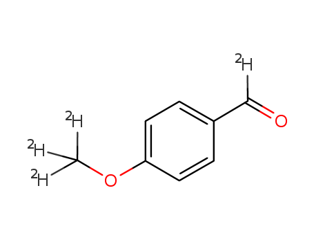Benzaldehyde-formyl-d,4-(methoxy-d3)- (9CI)