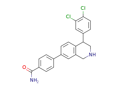 4-(4-(3,4-dichlorophenyl)-1,2,3,4-tetrahydroisoquinolin-7-yl)benzamide