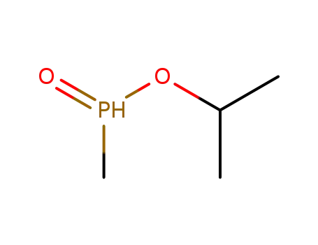 Molecular Structure of 21204-48-8 (Phosphinic acid, methyl-, 1-methylethyl ester)