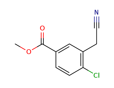 Methyl 4-chloro-3-(cyanomethyl)benzoate cas no. 872091-83-3 98%