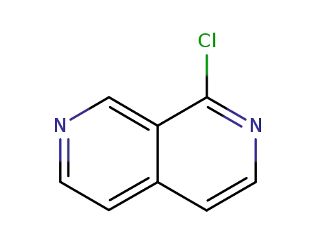 Molecular Structure of 69042-30-4 (2,7-NAPHTHYRIDINE, 1-CHLORO-)