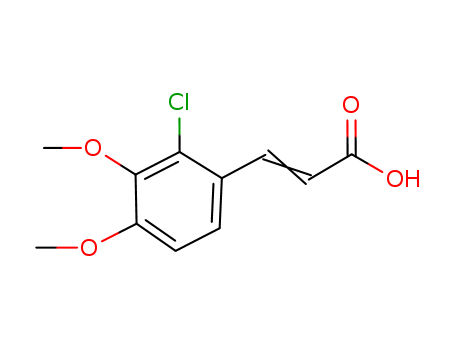 2-Chloro-3,4-dimethoxycinnamic acid