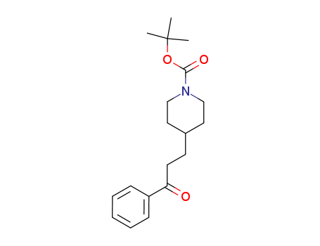 tert-butyl 4-(3-oxo-3-phenylpropyl)piperidine-1-carboxylate