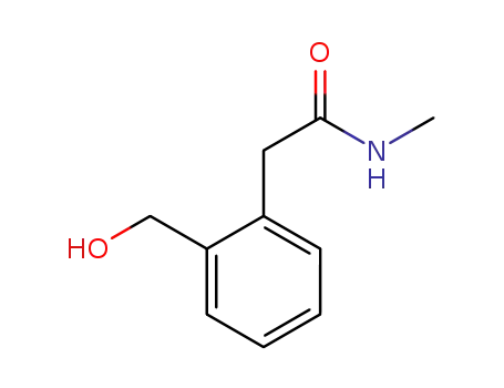 Molecular Structure of 218131-53-4 (2-(2-(hydroxymethyl)phenyl)-N-methylacetamide)