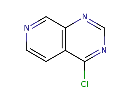 Molecular Structure of 51752-67-1 (Pyrido[3,4-d]pyrimidine, 4-chloro-)