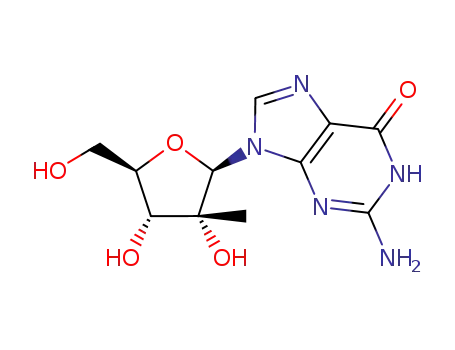 Molecular Structure of 374750-30-8 (2'-C-Methylguanosine)